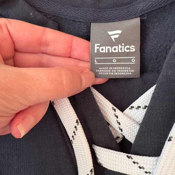 NHL Seattle Kracken Fanatics Youth Lace Up Pullover Size L - Picture 5 of 5